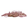 SANDALO GLADIO CON MICROCRISTALLI PAOLA FIORENZA FD21 ROSA