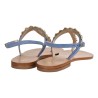 SANDALO IN NAPPA CON MICROCRISTALLI PAOLA FIORENZA FB956 RIVIERA