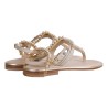SANDALO INFRADITO PELLE PAOLA FIORENZA FB1038 COCO