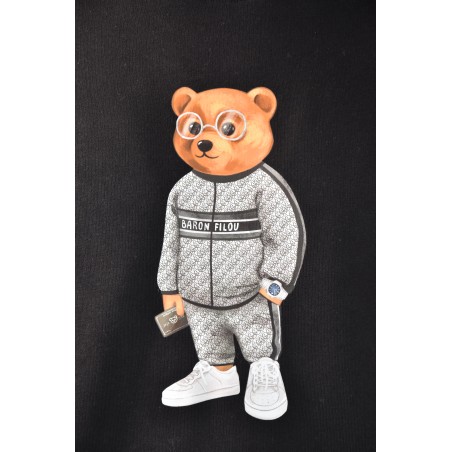 PULLOVER FILOU 117 BARON FILOU FIL117PULL BLACK