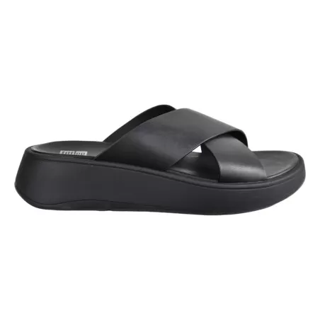 F-MODE LEATHER CROSS SLIDES FIT FLOP FW5 090