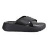 F-MODE LEATHER CROSS SLIDES FIT FLOP FW5 090
