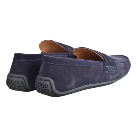 MOCASSINO IN CAMOSCIO CHEANEY HUNT NAVY