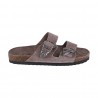 CIABATTA  IN CAMOSCIO KBR SHOES TOKIO TAUPE