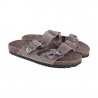 CIABATTA  IN CAMOSCIO KBR SHOES TOKIO TAUPE