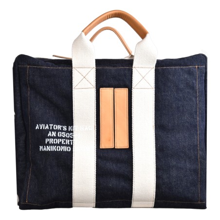 BORSA DUE MANICI GRANDE MANIKOMIO ICON BLUE