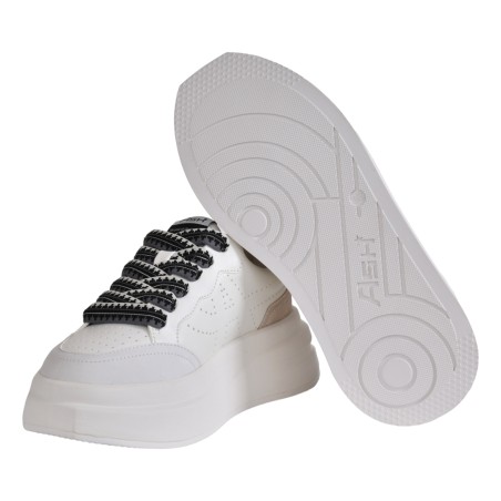 SNEAKERS IN PELLE ASH IMPULSBIS01 WHITE