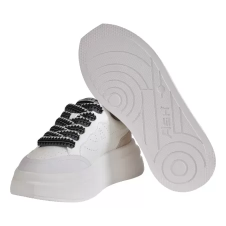 SNEAKERS IN PELLE ASH IMPULSBIS01 WHITE