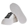 SNEAKERS IN PELLE ASH IMPULSBIS01 WHITE
