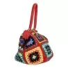 BORSA ITACA CROCHET LA MILANESA ITR ROSSO