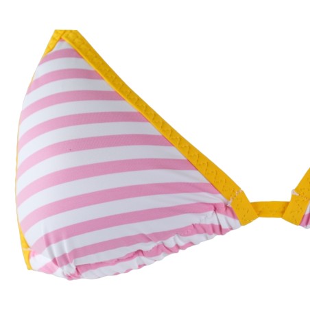 TRIANGLE TOP ADJUSTABLE STRAPS AND STRING LIN 2191 MC2 SAINT BARTH JANETSTRING 02839B