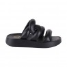 CIABATTA IN NAPPA FOULARD ASH VERSUS01 BLACK