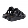 CIABATTA IN NAPPA FOULARD ASH VERSUS01 BLACK