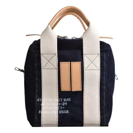 BORSA DUE MANICI MEDIA MANIKOMIO LADY24 BLUE