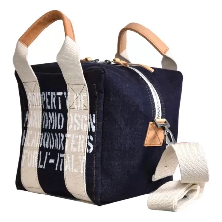 BORSA DUE MANICI MEDIA MANIKOMIO LADY24 BLUE