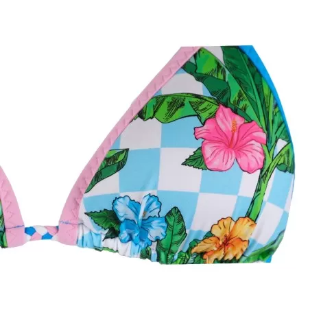 TRIANGLE TOP DOUBLE FACE STRING PALM 2131 MC2 SAINT BARTH LEAHSTRING 01983B