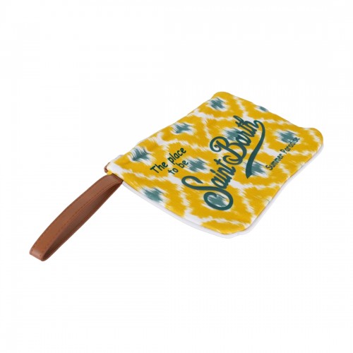 ACC.POCHETTE CANVAS IKAT GEOMETRIC 9651 MC2 SAINT BARTH PARISIENNE 02951B