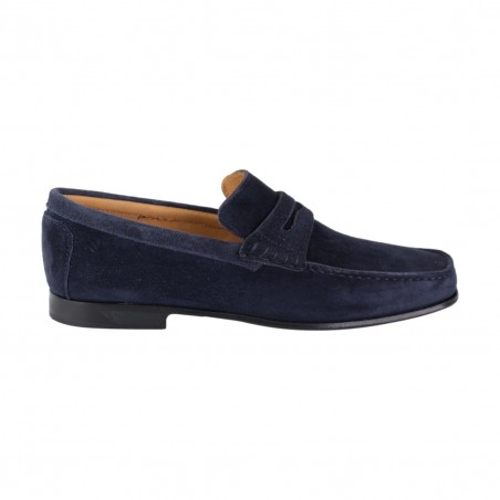 MOCASSINO CAMOSCIO LA PARIGINA 310 BLU