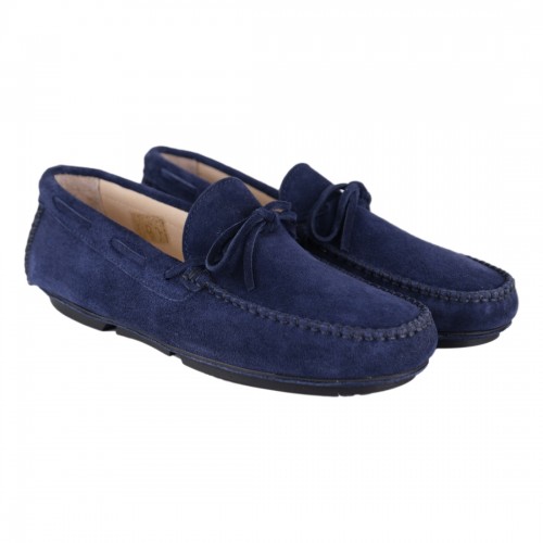 MOCASSINO IN CAMOSCIO LA PARIGINA 324 BLU