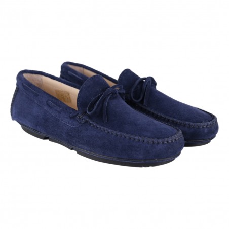 MOCASSINO IN CAMOSCIO LA PARIGINA 324 BLU
