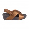 LULU LEATHER BACK-STRAP SANDALS FIT FLOP K03 012