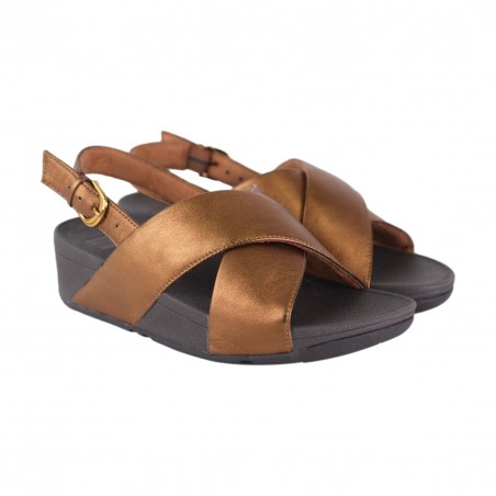 LULU LEATHER BACK-STRAP SANDALS FIT FLOP K03 012
