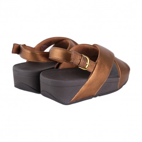 LULU LEATHER BACK-STRAP SANDALS FIT FLOP K03 012