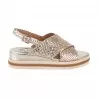 SANDALO IN PELLE INTRECCIATA LA PARIGINA F220/1 ORO