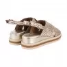 SANDALO IN PELLE INTRECCIATA LA PARIGINA F220/1 ORO