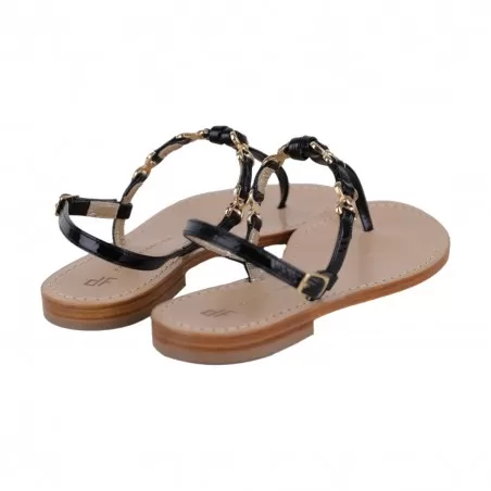 SANDALO INFRADITO VERNICE PAOLA FIORENZA FARFALLINA V.NERA