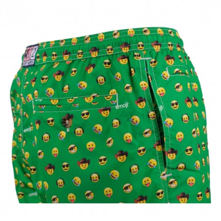 ULTRALIGHT SWIM SHORT EMOJI FUNNY 57 MC2 SAINT BARTH LIGHTINGMICRO 01862B