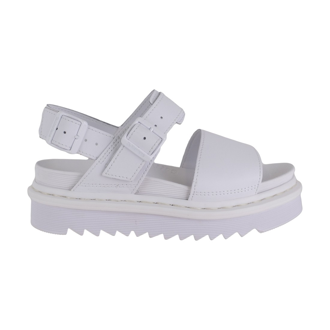 SANDALO VOSS MONO HYDRO LEATHER DR. MARTENS 27326100 WHITE