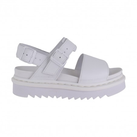 SANDALO VOSS MONO HYDRO LEATHER DR. MARTENS 27326100 WHITE