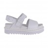SANDALO VOSS MONO HYDRO LEATHER DR. MARTENS 27326100 WHITE