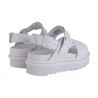 SANDALO VOSS MONO HYDRO LEATHER DR. MARTENS 27326100 WHITE