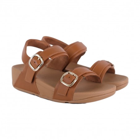 SANDALO LULU ADJUSTABLE LEATHER BACK-STRAP FIT FLOP ES6 592