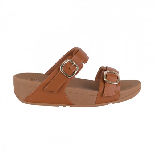 CIABATTA LULU ADJUSTABLE LEATHER SLIDES FIT FLOP ES7 592