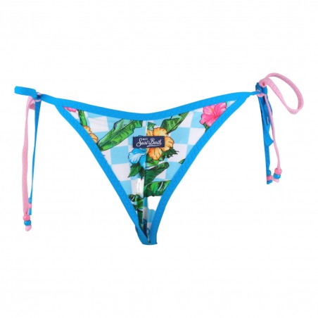HIGH-CUT BOTTOMSLIP STRING WITH LACES PALM 2131 MC2 SAINT BARTH NORAHSTRING 01983B