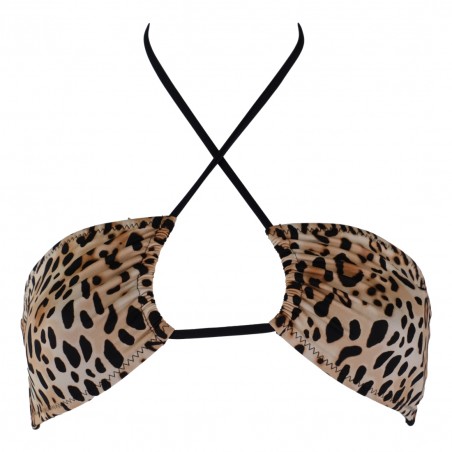 COSTUME TRIANGOLO SAND LEOPARD 11 MC2 SAINT BARTH DAHLIA 03372B