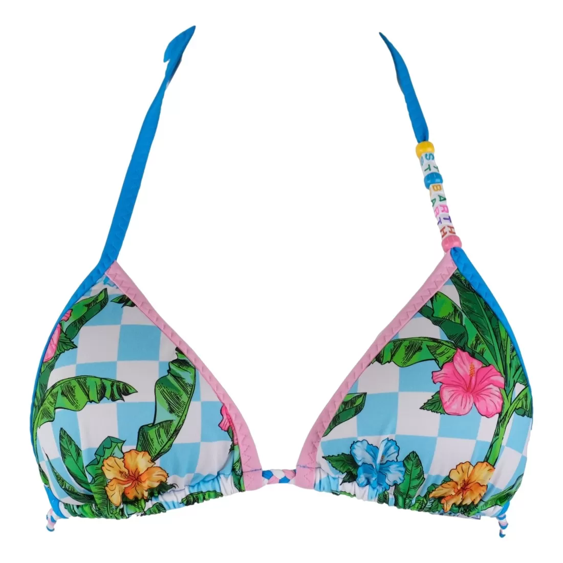 TRIANGLE TOP DOUBLE FACE STRING PALM 2131 MC2 SAINT BARTH LEAHSTRING 01983B