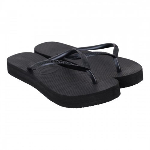 INFRADITO GOMMA HAVAIANAS SLIMFLATFORM BLACK