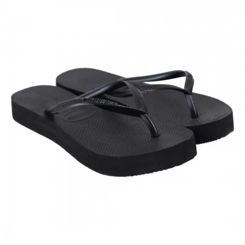 INFRADITO GOMMA HAVAIANAS SLIMFLATFORM BLACK