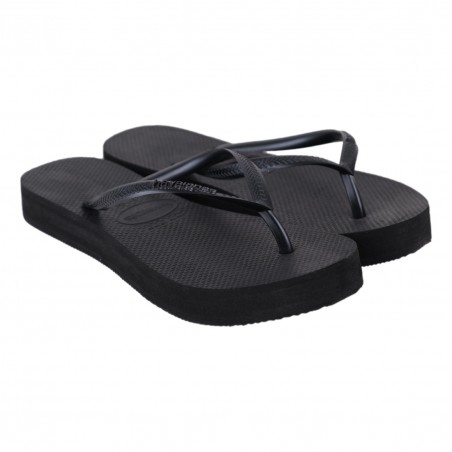INFRADITO GOMMA HAVAIANAS SLIMFLATFORM BLACK