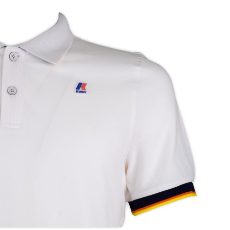 POLO VINCENT CONTRAST STRETCH K-WAY K008J50 XRE