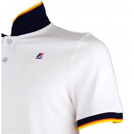 POLO VINCENT CONTRAST STRETCH K-WAY K008J50 XRE