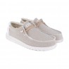 MOCASSINO LACCI IN TESSUTO HEY DUDE WALLYBRAIDED WHITE