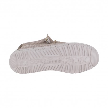 MOCASSINO LACCI IN TESSUTO HEY DUDE WALLYSOX CAMEL