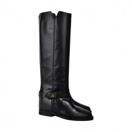STIVALE CON LUCCHETTO VIA ROMA 15 3603 NERO